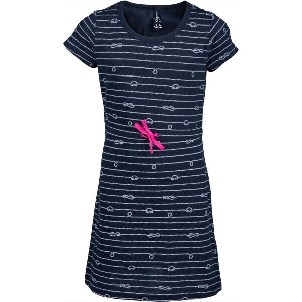 Lewro Lewro ABBI Haljina za djevojčice, tamno plava, veličina