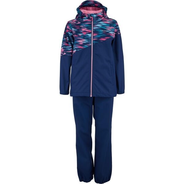 Lewro Lewro CAMBIE Dječji komplet od softshella, tamno plava, veličina