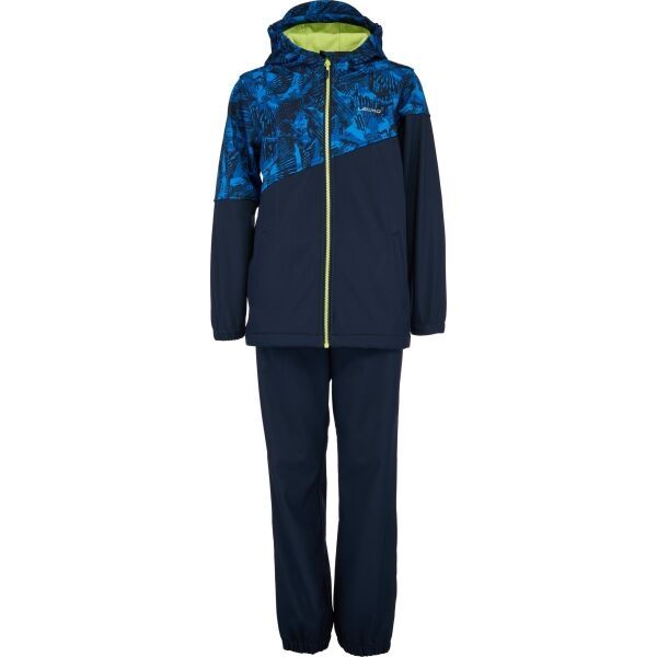 Lewro Lewro CAMBIE Dječji komplet od softshella, tamno plava, veličina