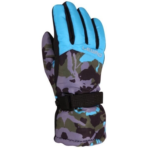 Lewro Lewro HAKBERRY Dječje skijaške rukavice, siva, veličina