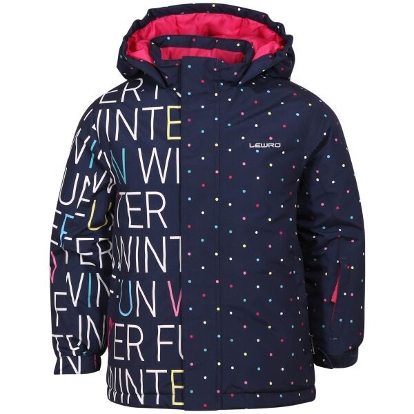 Lewro Lewro HUXLEY Skijaška/snowboard jakna za djevojčice, tamno plava, veličina