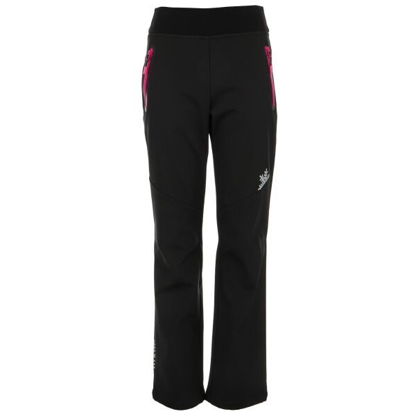 Lewro Lewro MAEVE Softshell hlače za djevojčice, crna, veličina