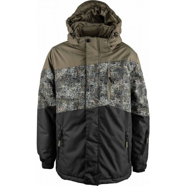 Lewro Lewro UME Dječačka snowboard jakna, khaki, veličina