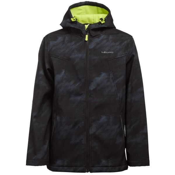 Lewro Lewro URSEL Softshell jakna za dječake, tamno siva, veličina