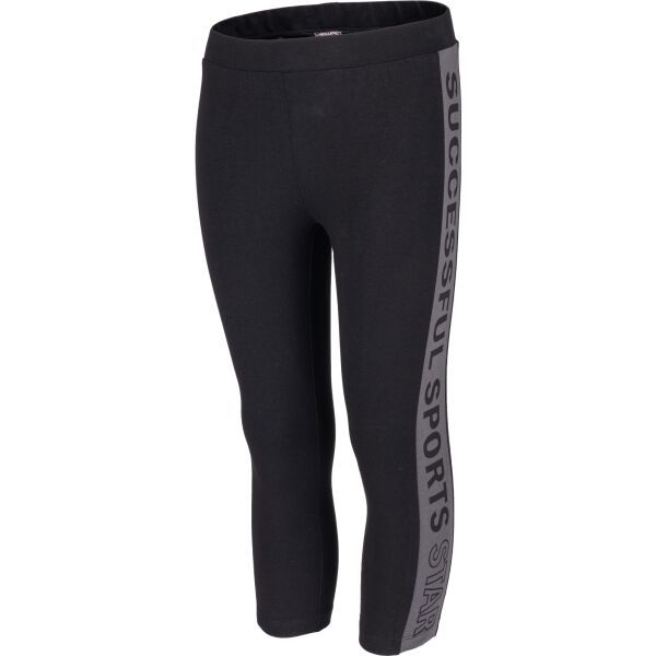 Lewro Lewro VAIVA Tajice 3/4 za djevojčice, crna, veličina