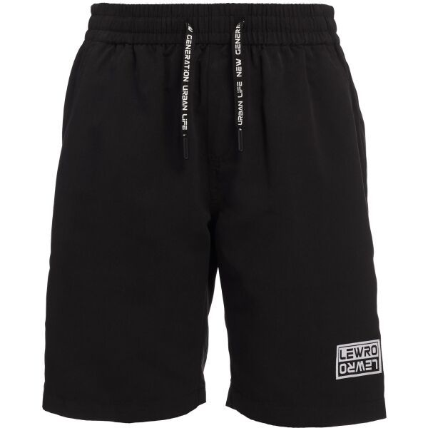Lewro Lewro VERINUS Platnene kratke hlače za dječake, crna, veličina