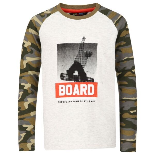 Lewro Lewro WIBO Majica za dječake, siva, veličina