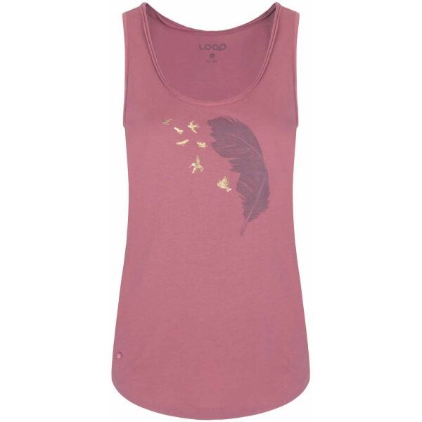 Loap Loap ASKA Ženska majica bez rukava, boja vina, veličina