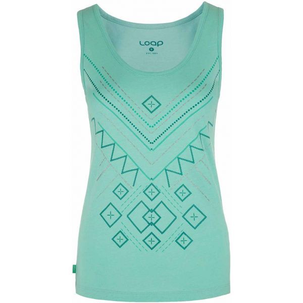 Loap Loap ASPEN Ženska majica bez rukava, svijetlo zelena, veličina