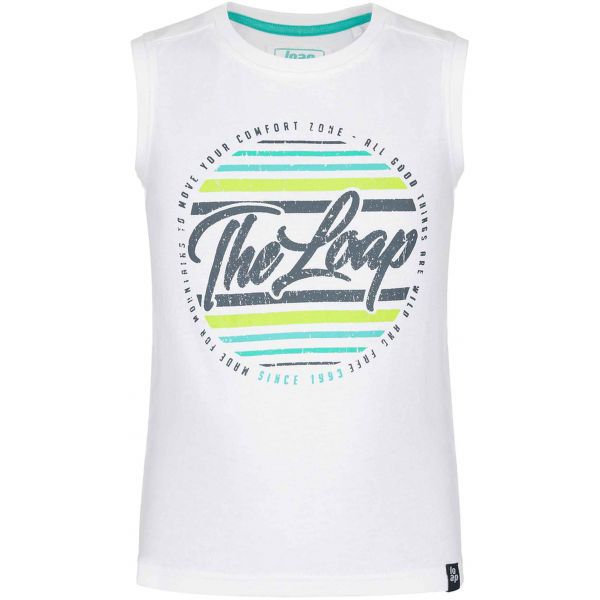 Loap Loap BAFR Majica bez rukava za dječake, bijela, veličina