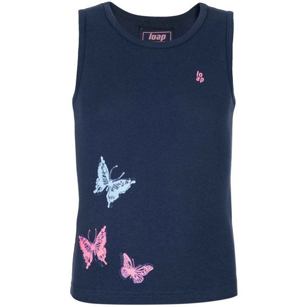 Loap Loap BALLI Majica bez rukava za djevojčice, tamno plava, veličina