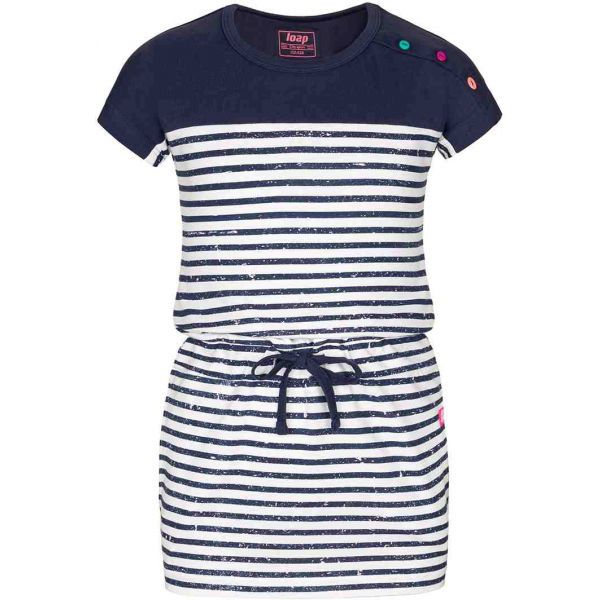 Loap Loap BANIE Haljina za djevojčice, bijela, veličina