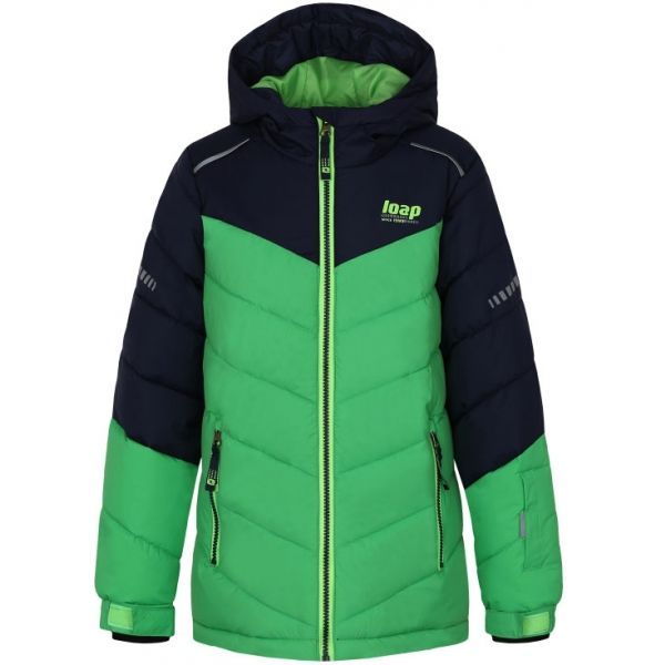 Loap Loap FUGAS Dječja skijaška jakna, zelena, veličina