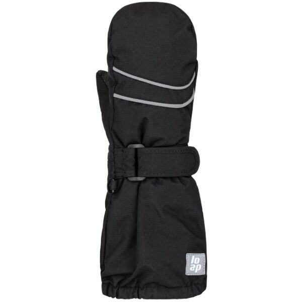 Loap Loap RUSLAN Dječje rukavice s palcem, crna, veličina