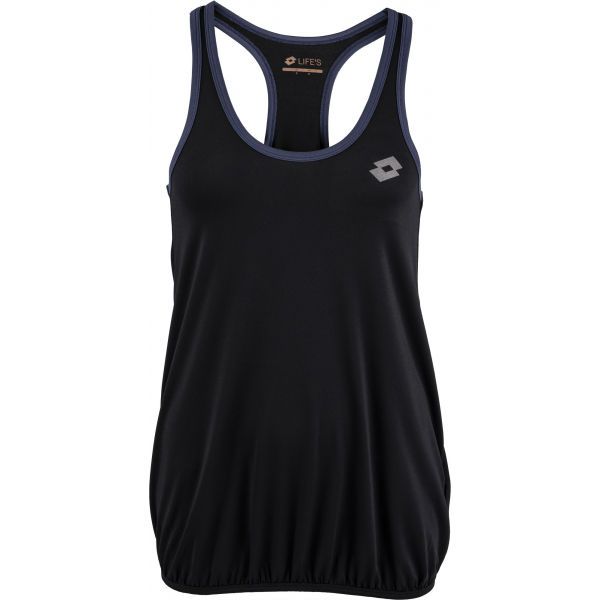 Lotto Lotto MEDA Ženska sportska majica bez rukava, crna, veličina