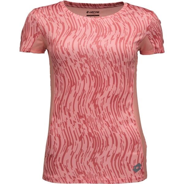 Lotto Lotto RUNNING W II TEE PRT 1 Ženska majica kratkih rukava za trčanje, narančasta, veličina