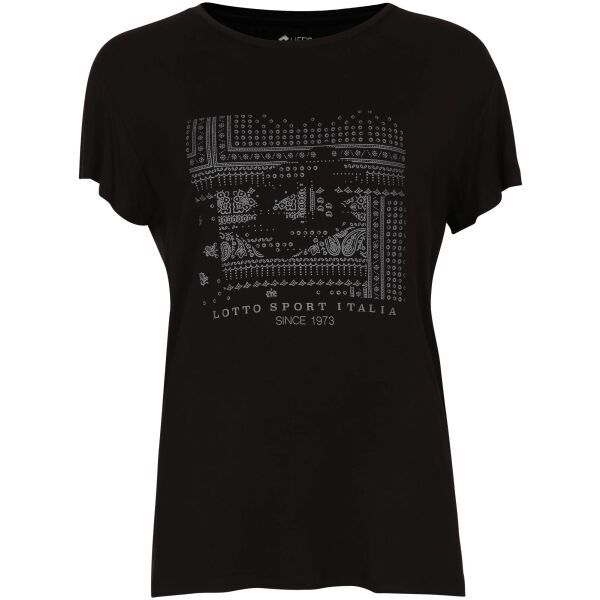 Lotto Lotto TEE INDIE W Ženska majica kratkih rukava, crna, veličina