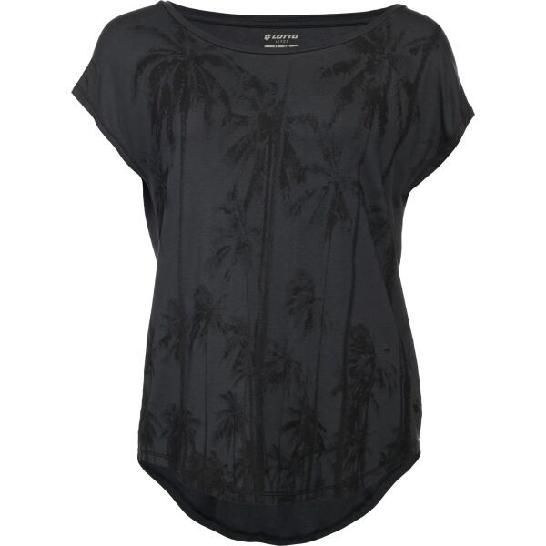 Lotto Lotto TEE PALM W Ženska majica kratkih rukava, tamno siva, veličina