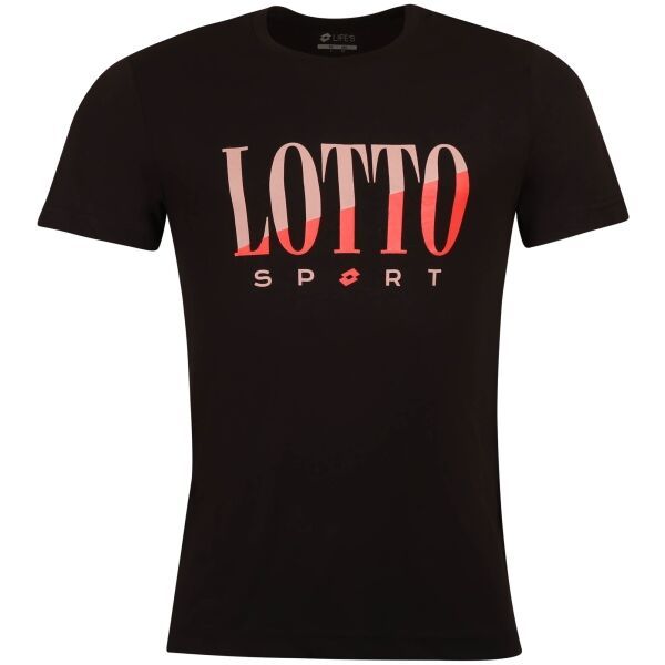 Lotto Lotto TEE SUPRA VI Muška majica kratkih rukava, crna, veličina