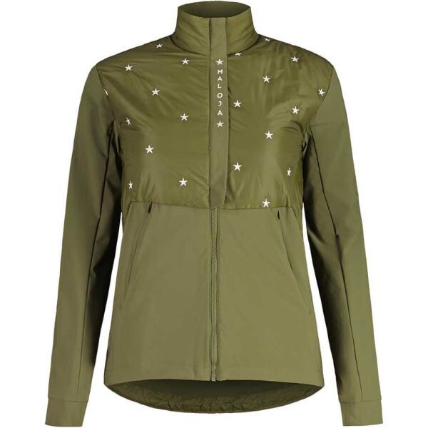 Maloja Maloja RIBISELM W Ženska hibridna jakna, khaki, veličina