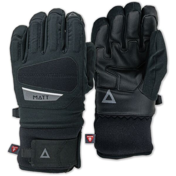 Matt Matt BONDONE Dječje skijaške rukavice, crna, veličina