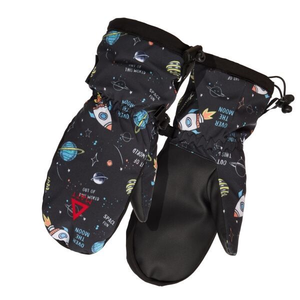 Matt Matt MITTEN Dječje skijaške rukavice, crna, veličina