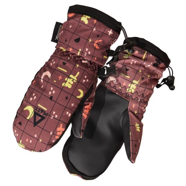 Matt Matt MITTEN Dječje skijaške rukavice, smeđa, veličina