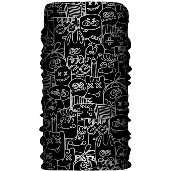 Matt Matt SCARF COOLMAX ECO Dječji šal, crna, veličina