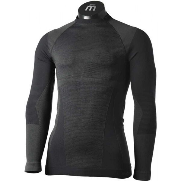 Mico Mico L/SLVS R/NECK SHIRT WARM CONTROL Muška termo majica, crna, veličina