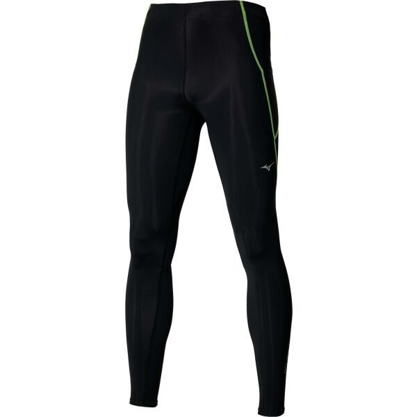 Mizuno Mizuno BG3000 LONG TIGHT Muške tajice za trčanje, crna, veličina