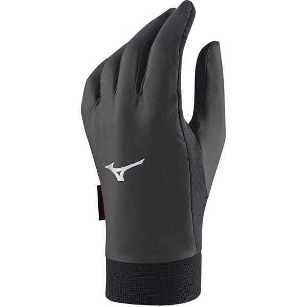 Mizuno Mizuno WIND GUARD GLOVE Unisex vjetrootporne rukavice, tamno siva, veličina
