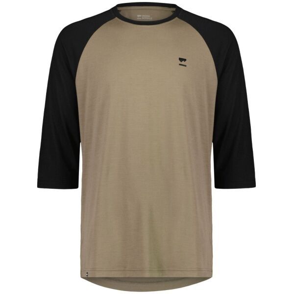 MONS ROYALE MONS ROYALE TARN MERINO SHIFT RAGLAN 3/4 Muški biciklistički dres, smeđa, veličina