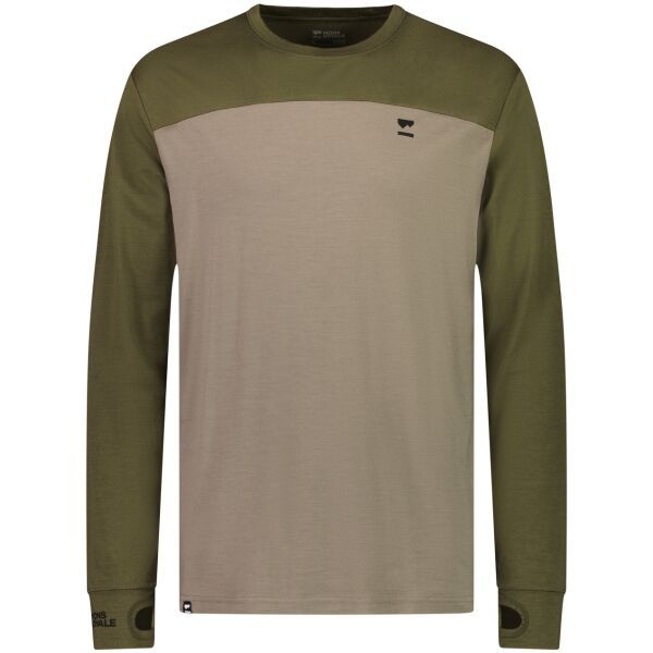 MONS ROYALE MONS ROYALE YOTEI TECH LS Muška majica od merino vune, bež, veličina