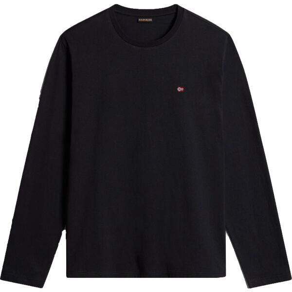 Napapijri Napapijri SALIS LS 1 Muška majica dugačkih rukava, crna, veličina