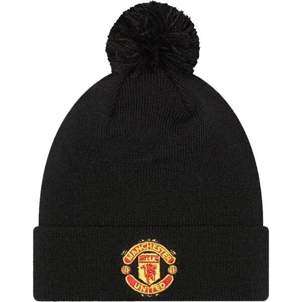 New Era New Era WORDMARK BOBBLE BEANIE MANCHESTER UNITED Dječja zimska kapa, crna, veličina