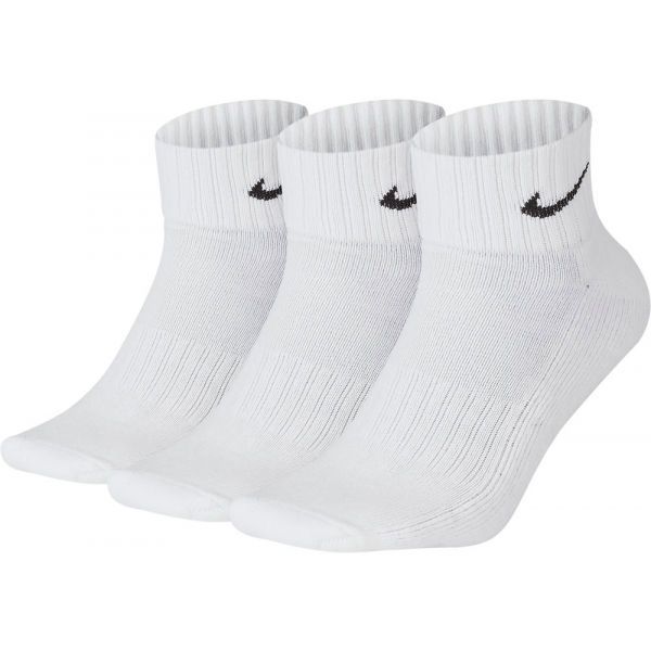 Nike Nike 3PPK VALUE COTTON QUARTER Čarape za trening, bijela, veličina