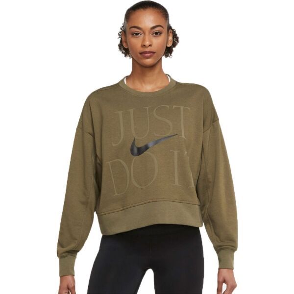 Nike Nike DF GX GET FIT FC CW 12M WIN Ženska majica za trening, khaki, veličina