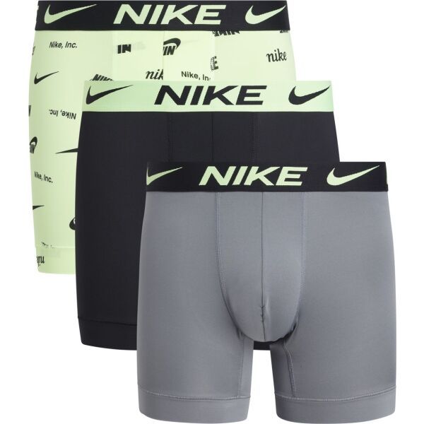 Nike Nike DRI-FIT ESSENTIAL MICRO BOXER BRIEF 3PK Muške bokserice, svijetlo zelena, veličina