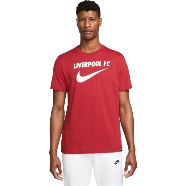 Nike Nike LFC M NK SWOOSH TEE Muška majica kratkih rukava, crvena, veličina