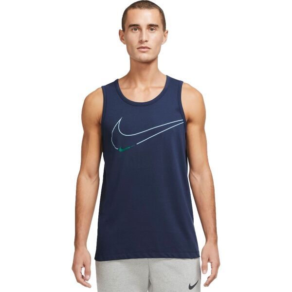 Nike Nike M NK DF TANK 6/1 GFX Muška majica bez rukava, tamno plava, veličina