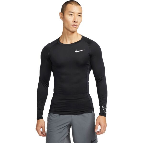 Nike Nike NP DF TIGHT TOP LS M Muška majica dugih rukava, crna, veličina
