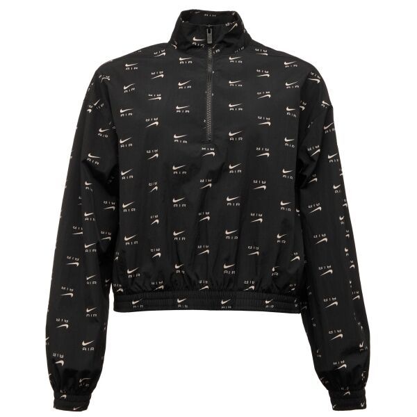 Nike Nike NSW AIR AOP MOD CROP WVN QZ Ženska jakna, crna, veličina
