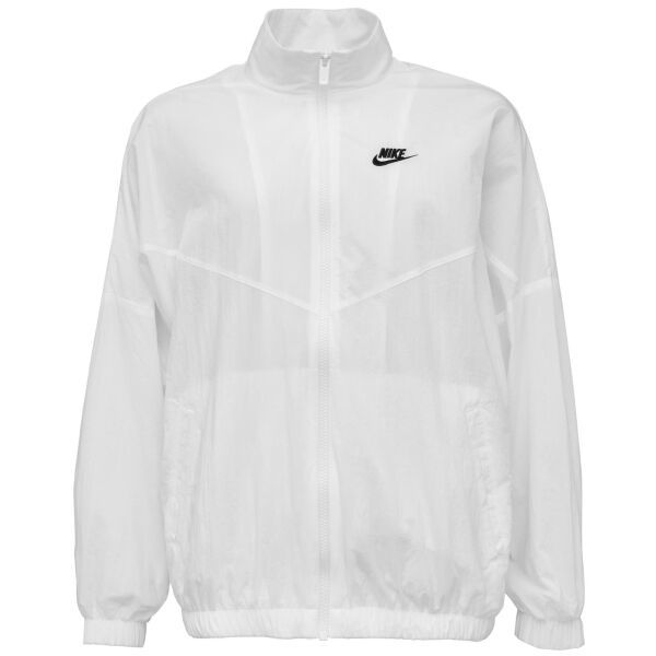 Nike Nike NSW ESSNTL WR WVN JKT Ženska jakna za trčanje, bijela, veličina