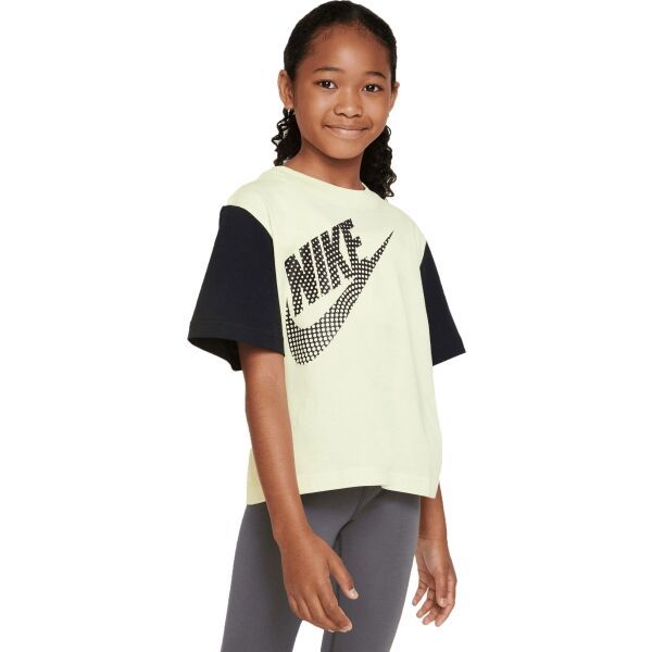 Nike Nike NSW TEE ESSNTL BOXY TEE Majica za djevojčice, žuta, veličina