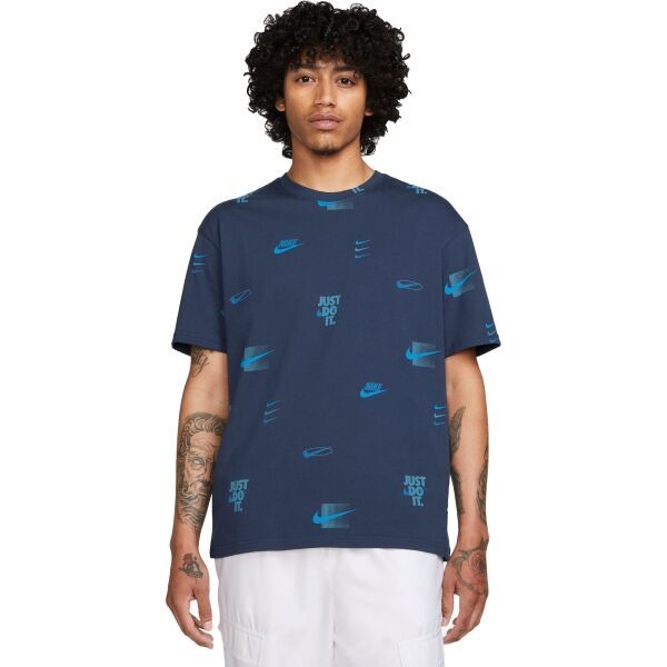 Nike Nike NSW TEE M90 12MO LBR AOP Muška majica, tamno plava, veličina