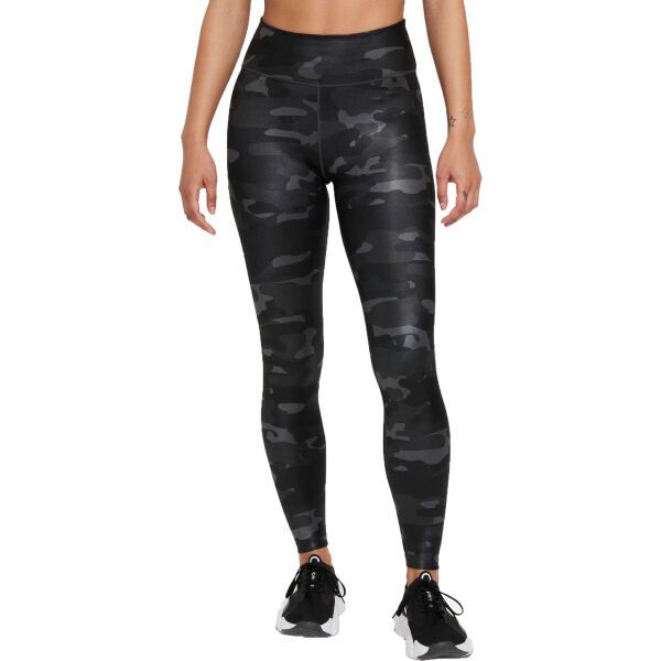 Nike Nike ONE DRI-FIT CAMO Ženske tajice, crna, veličina