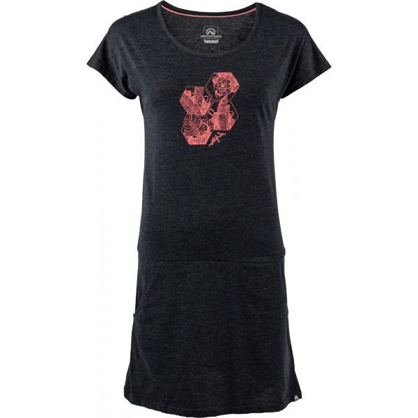 Northfinder Northfinder DEELAILA Ženska haljina, crna, veličina