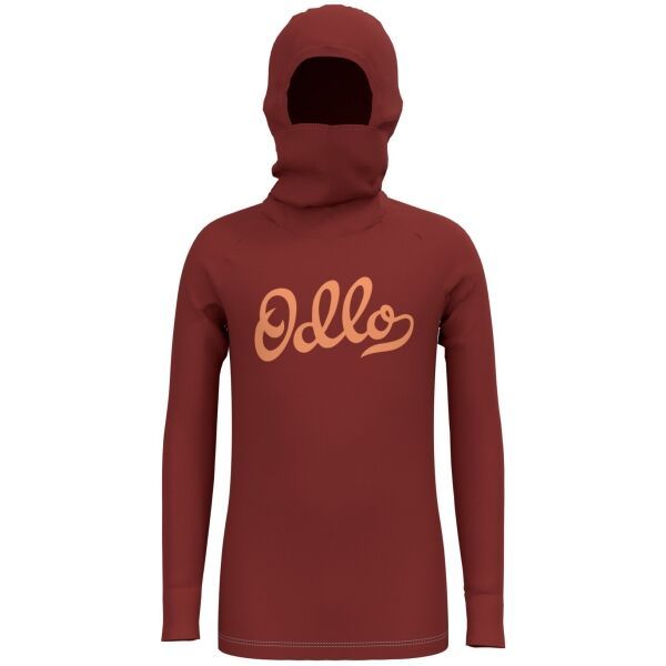 Odlo Odlo ACTIVE Dječja termo majica s dugim rukavima, crvena, veličina