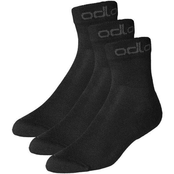 Odlo Odlo ACTIVE QUARTER 3-PACK Čarape, crna, veličina