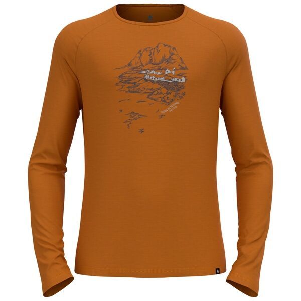 Odlo Odlo ASCENT 365 Muška funkcionalna majica, smeđa, veličina